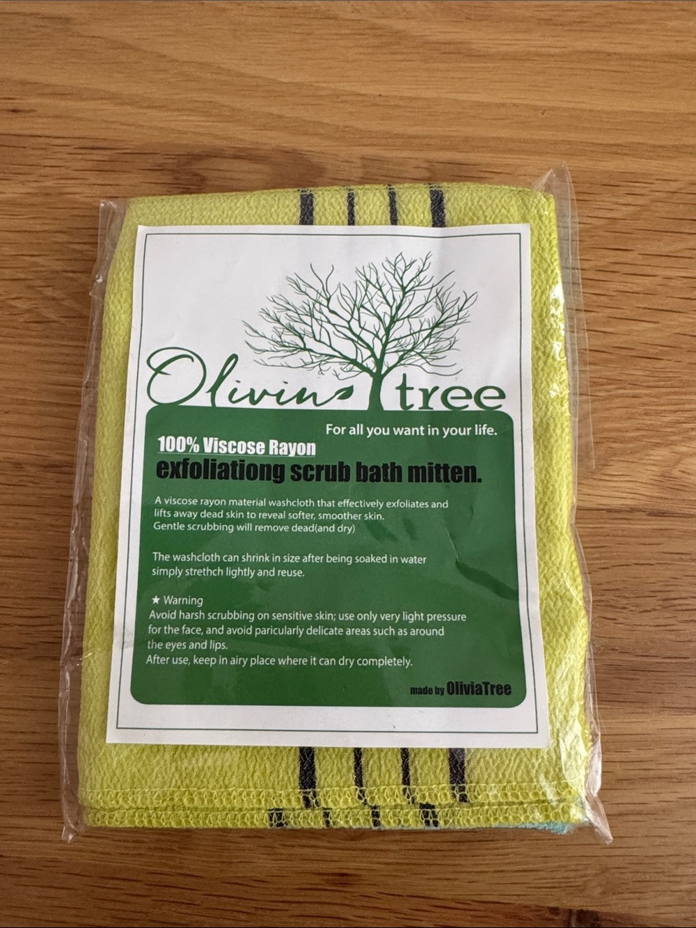 Olivia Tree 5 Pack Korean Exfoliating Mitts